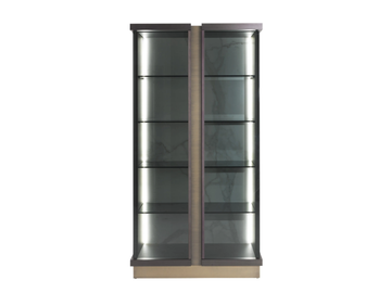SEAN - Wood and glass display cabinet by Gianfranco Ferré Home - view 2
